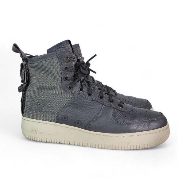 Nike SF Air Force 1 Mid Utility 'Dark Grey' Casual Sneakers 917753-004 Men's 8.5 - Picture 4 of 11